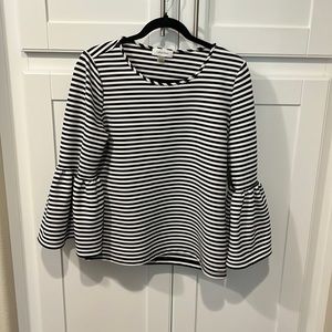 Calvin Klein Bell Sleeve Top, Medium